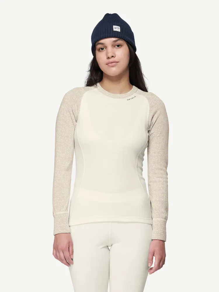 Devold Devold - Duo Active Merino 205 Ulltrøye Dame - Large - Hvit
