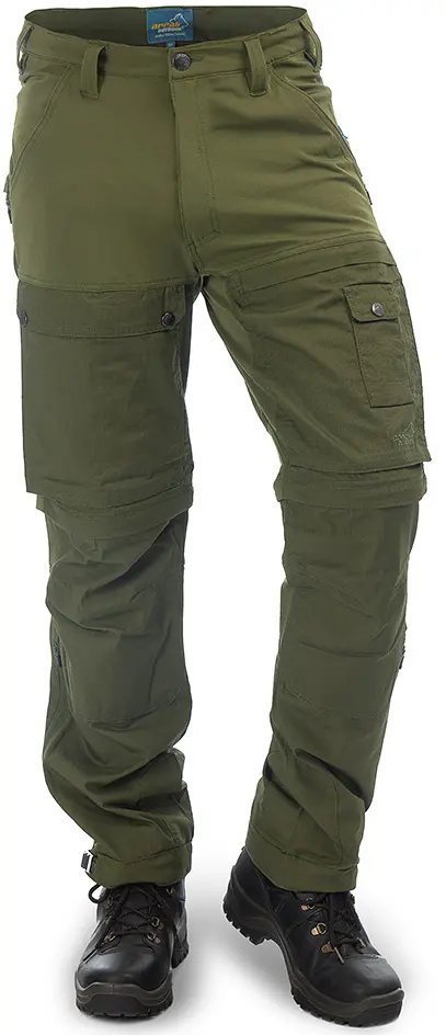 Arrak Outdoor Arrak Outdoor Arrak M's Flexible Zip Off Pant Green