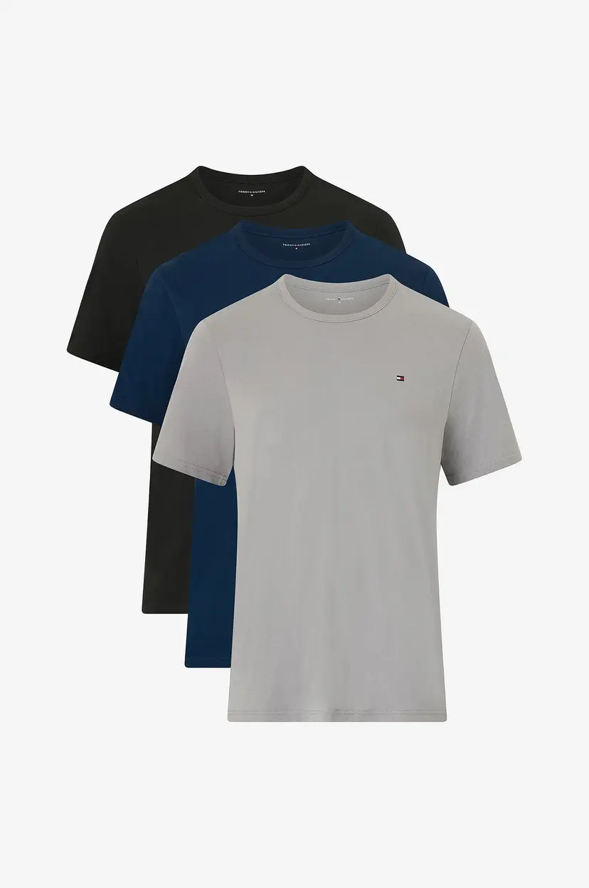 Tommy Hilfiger T-skjorte SS Tee 3-pakning - Blå