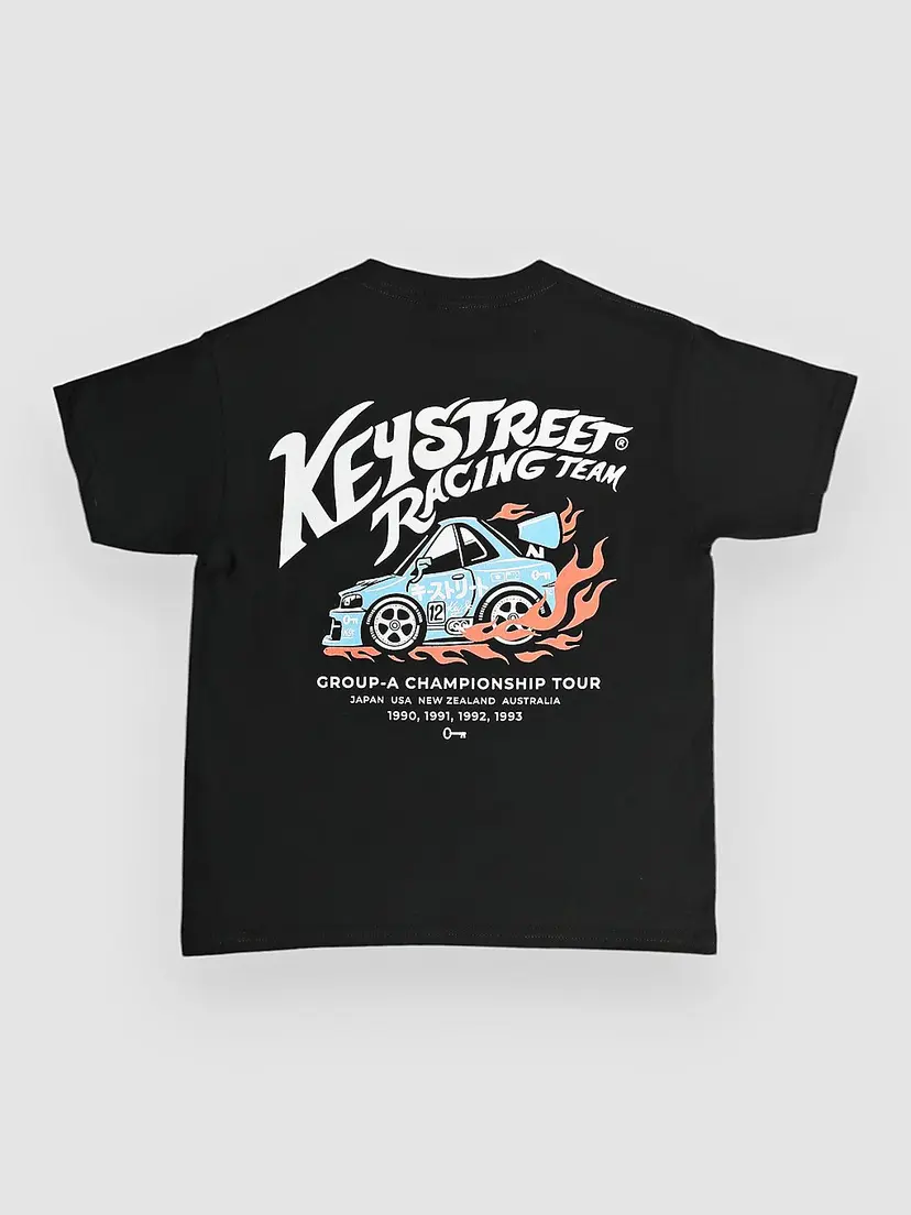 Key Street Key Street Racing Team Kids T-skjorte svart
