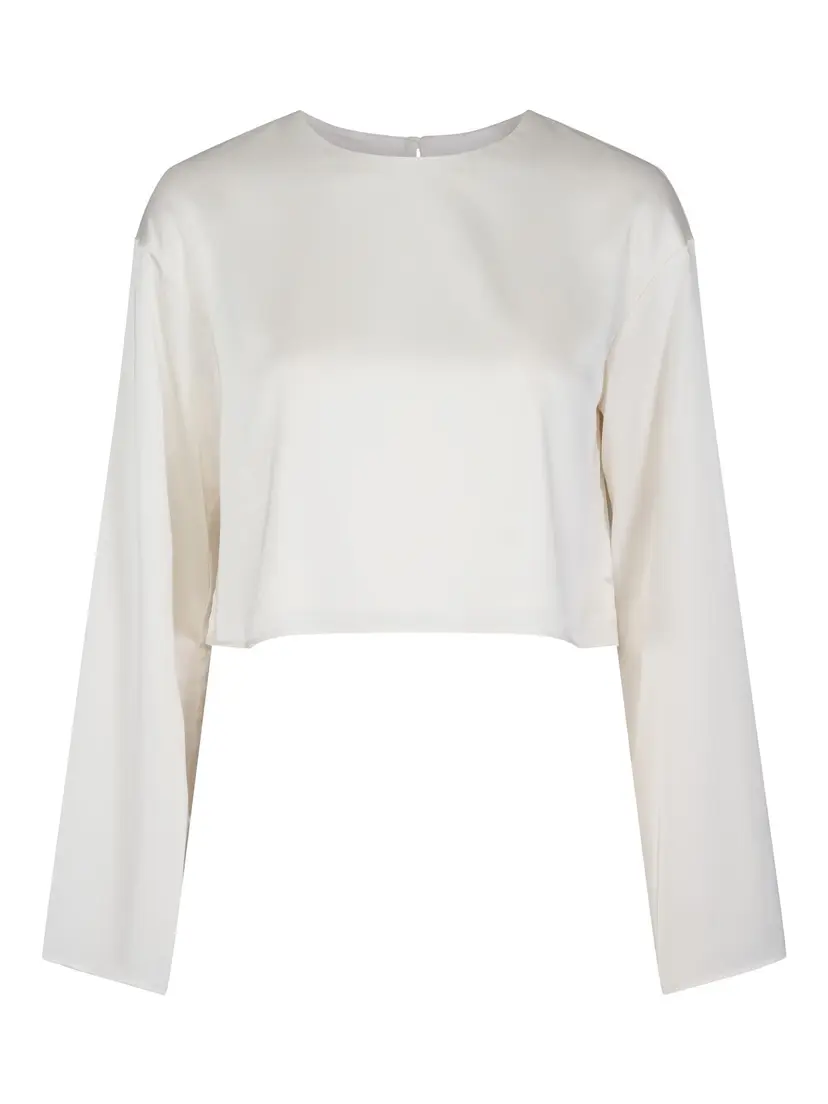 Kayani Dina Satin Turnt Blouse