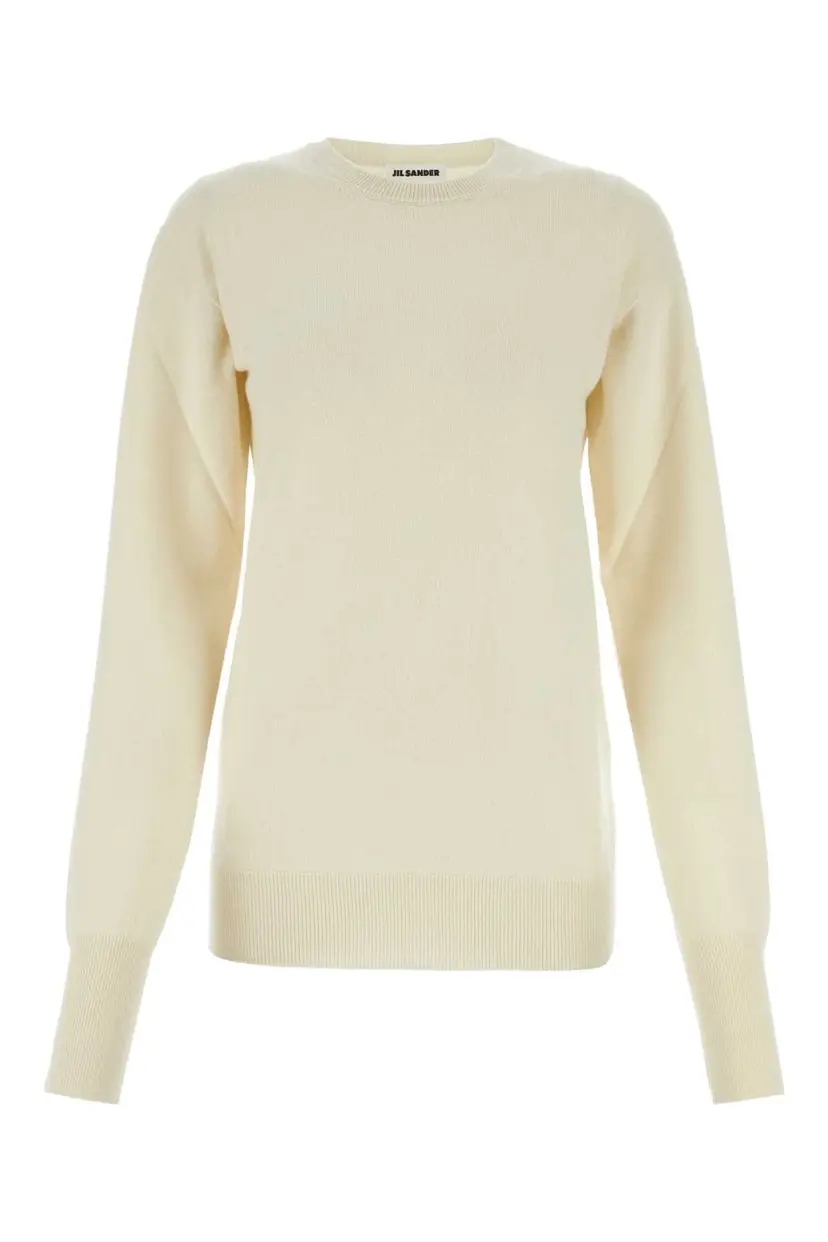 Jil Sander Jil Sander Strikkegensere – Hvit