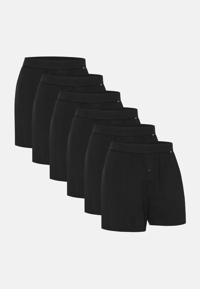 DANISH ENDURANCE DANISH ENDURANCE Loose Boxershort til mænd, Sort, 2XL