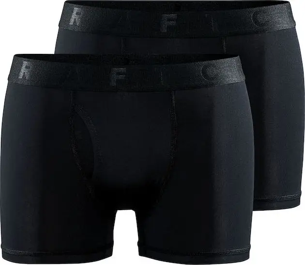 Craft Craft Men's Core Dry Boxer 3-Inch 2-Pack Black