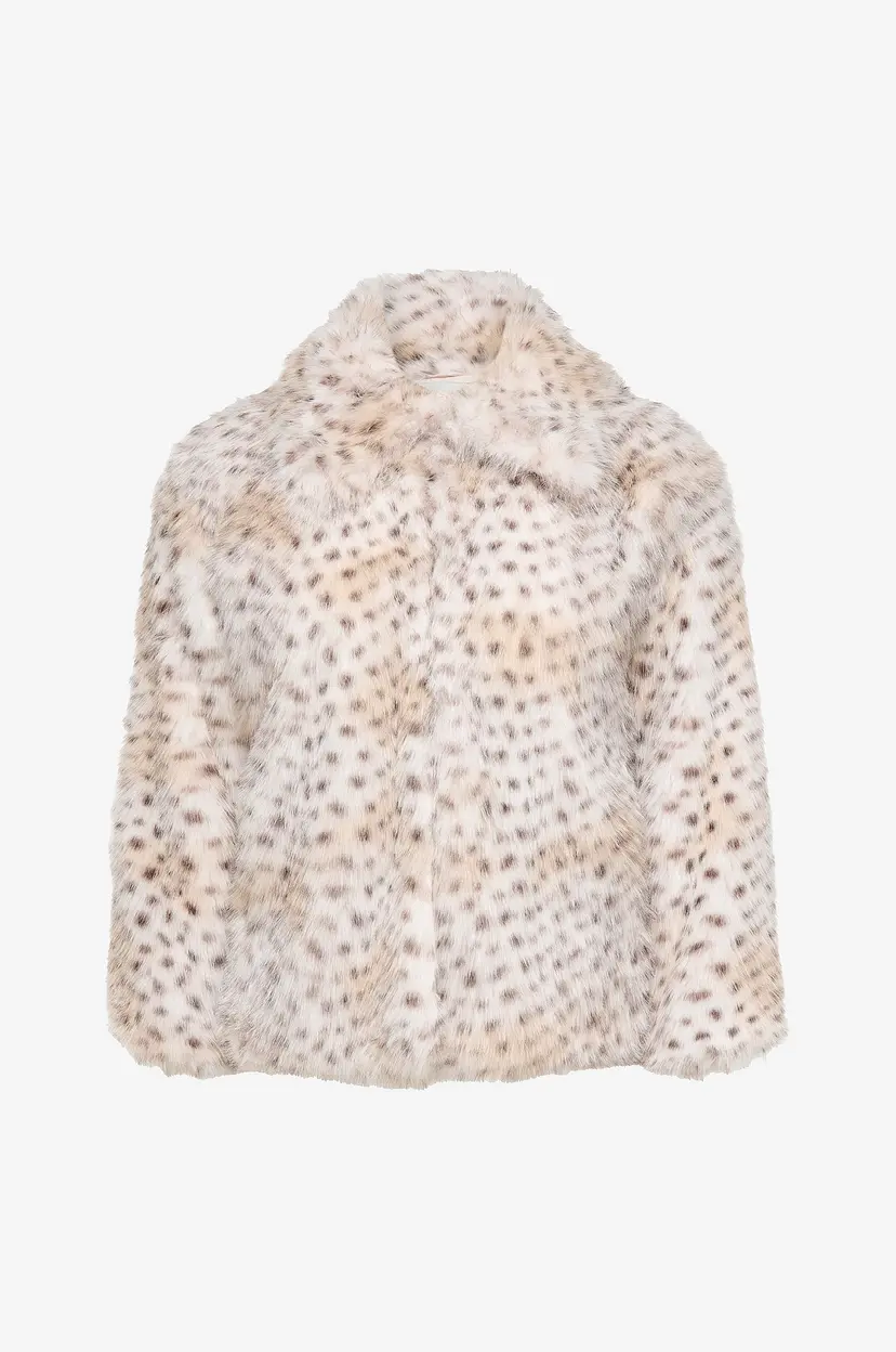Only Carmakoma Jakke Carjade Animal Fur Jacket Otw - Grå