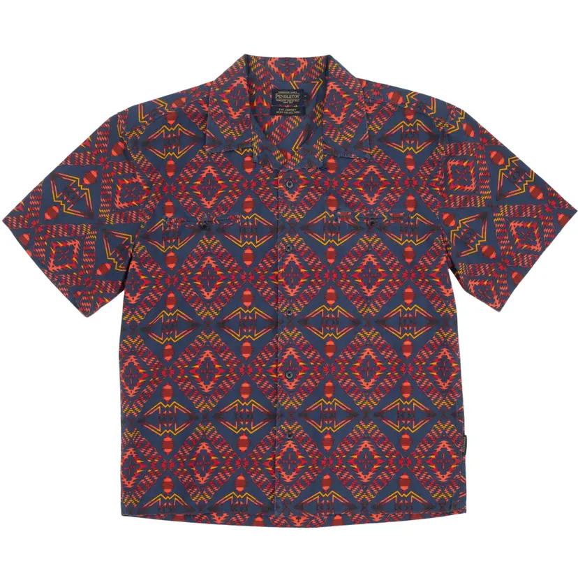 Pendleton Pendleton Two Pocket Camp Shirt Thunder Earthquake Navy
