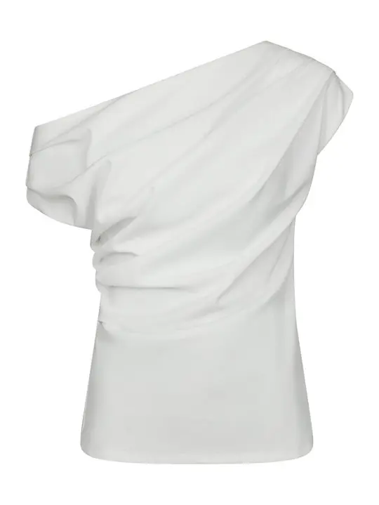 Neo Noir Neo Noir - Mabelle Drapy Top - White