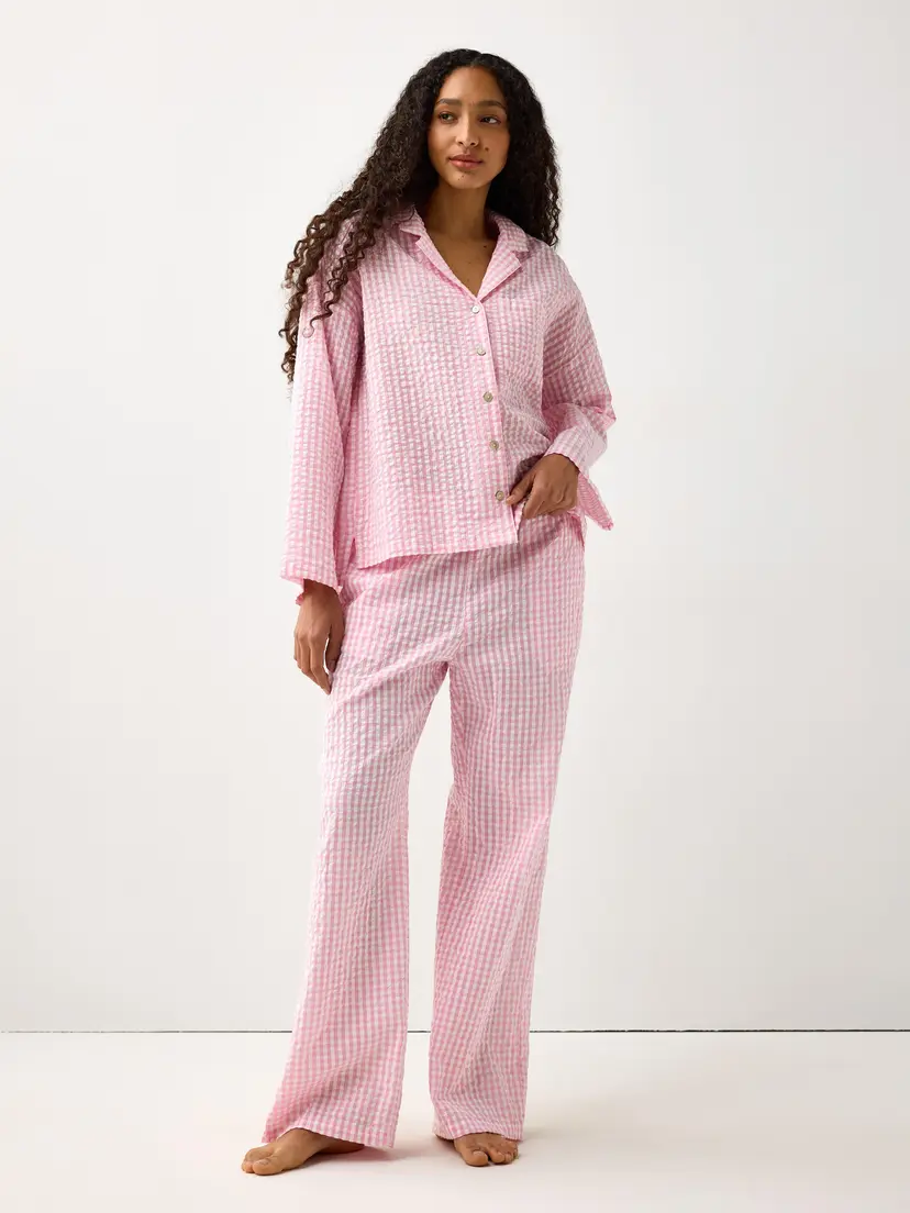 Lindex Pyjamasbukse i seersucker med lenger bein