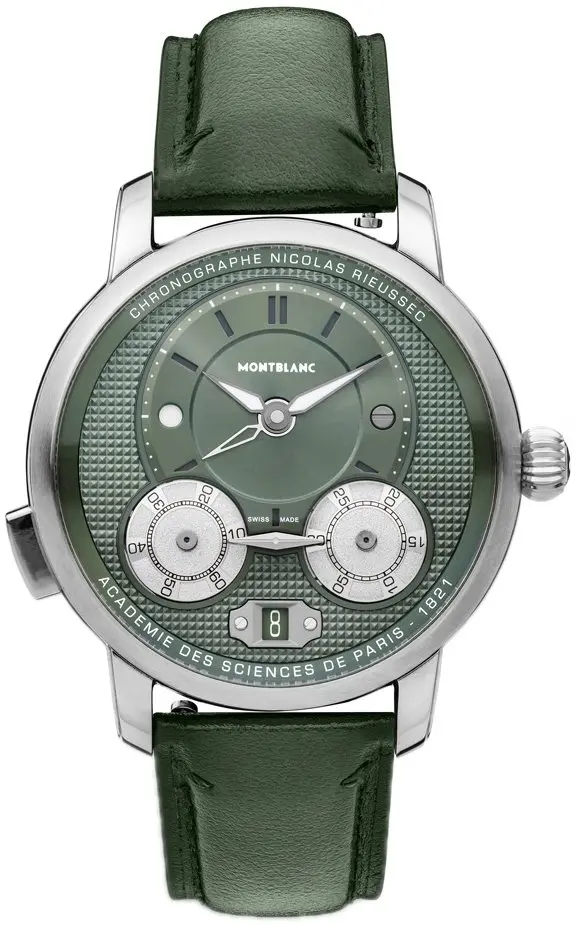 Montblanc Montblanc Herreklokke 132947 Star Legacy Grønn/Lær Ø43 mm