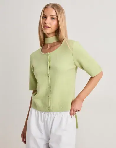 Vero Moda Vero Moda - Grønn - Vmkae 2/4 Scarf Cardigan Knit Exp