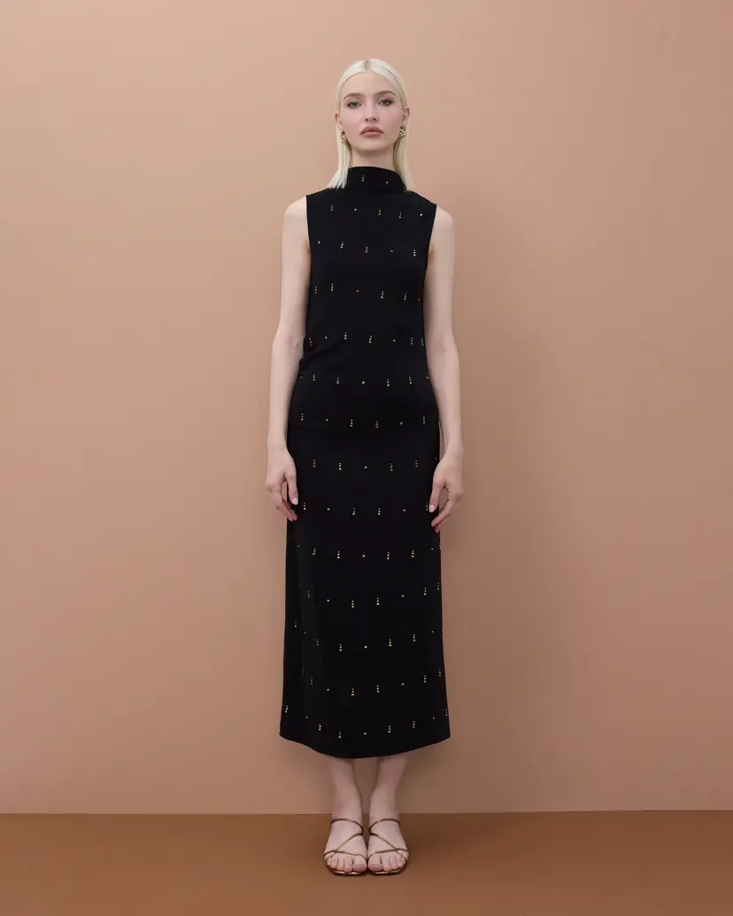Maite by Lola Maite by Lola MS2616011 Black Long dress