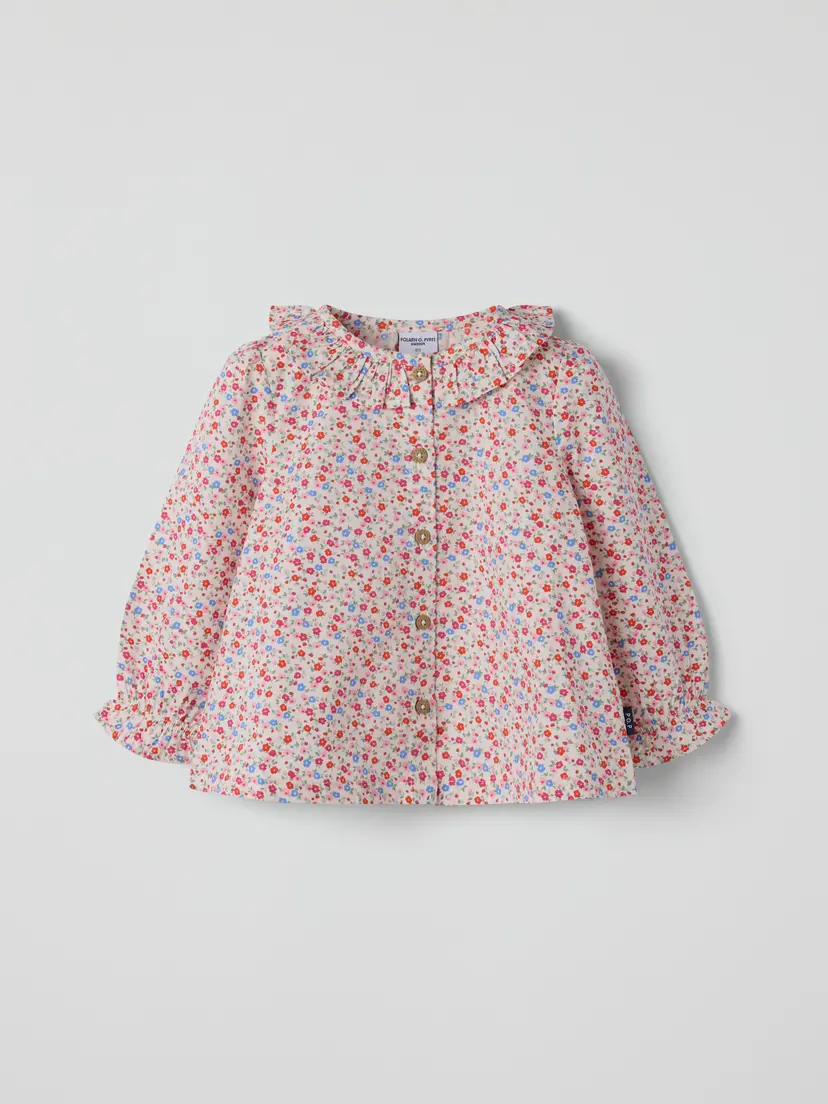 Polarn O. Pyret Langermet body blomster