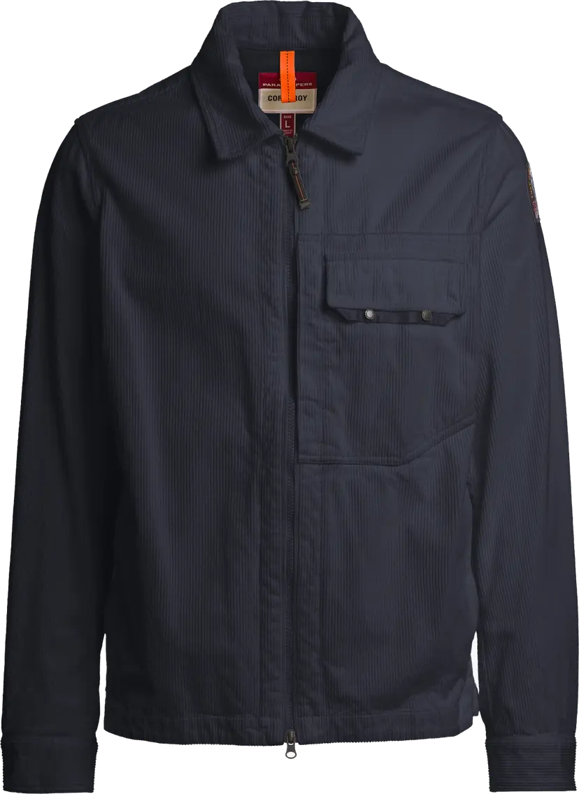 Parajumpers Parajumpers Men's Galross Corduroy Overshirt Nine Iron