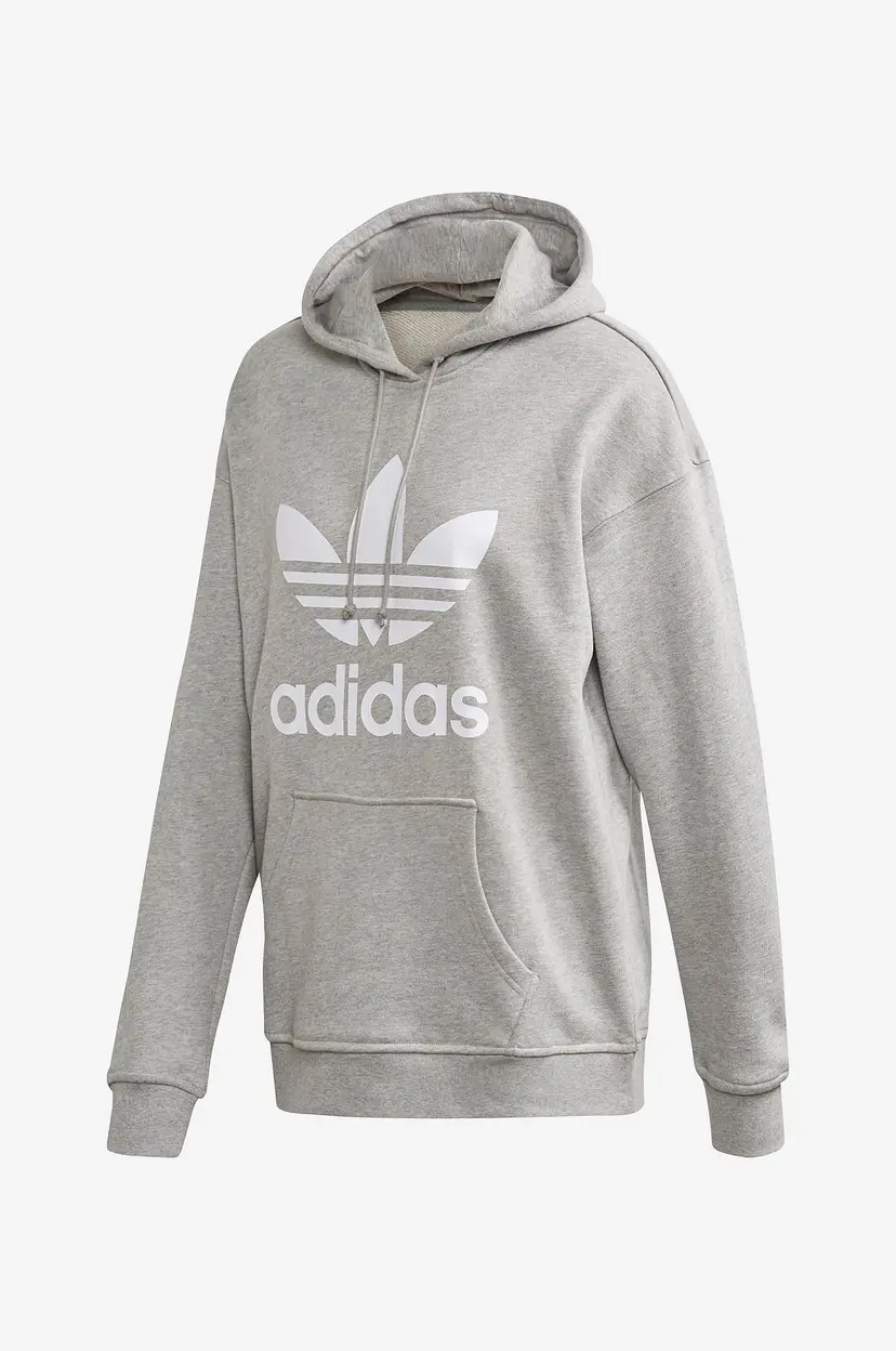 Adidas Originals Hoodie Trefoil - Grå