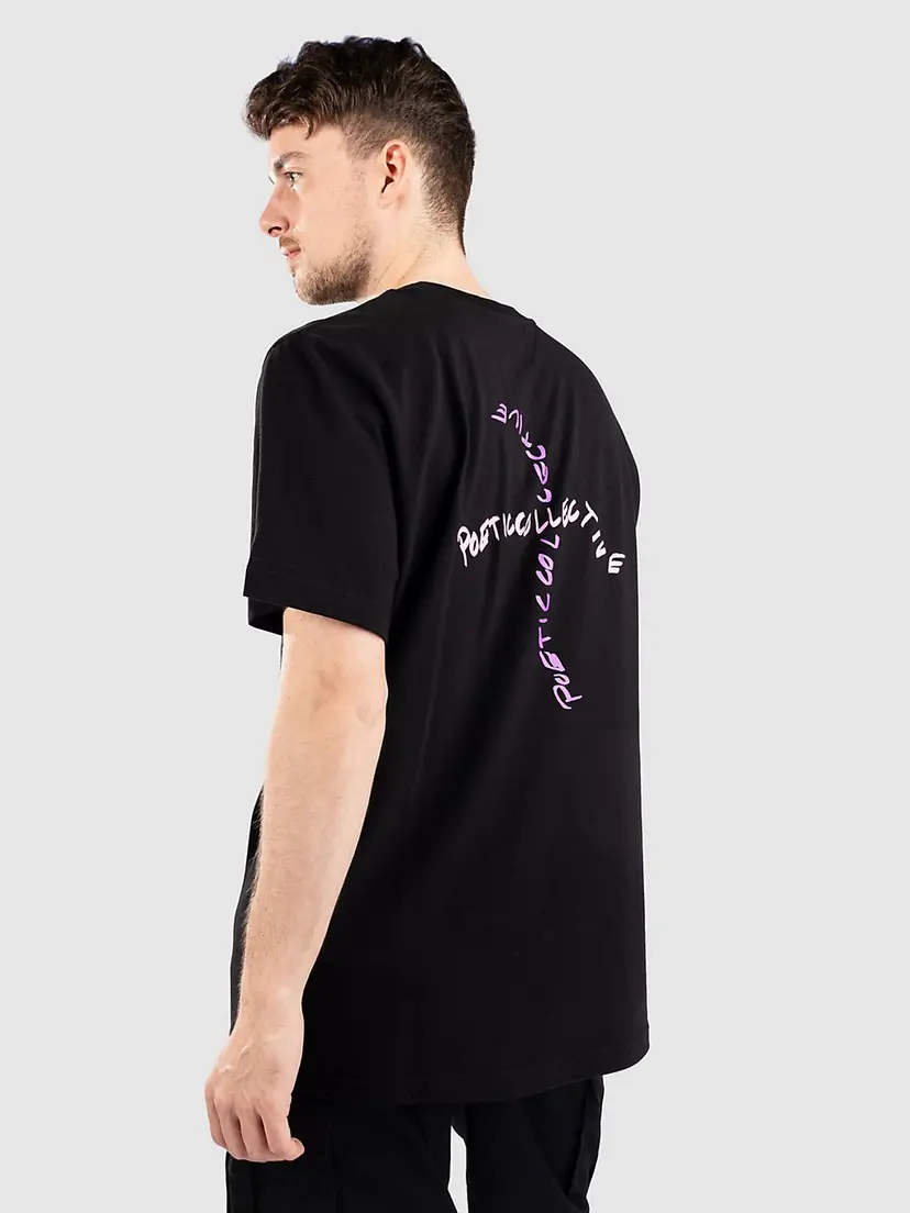Poetic Collective Poetic Collective Cross T-skjorte svart