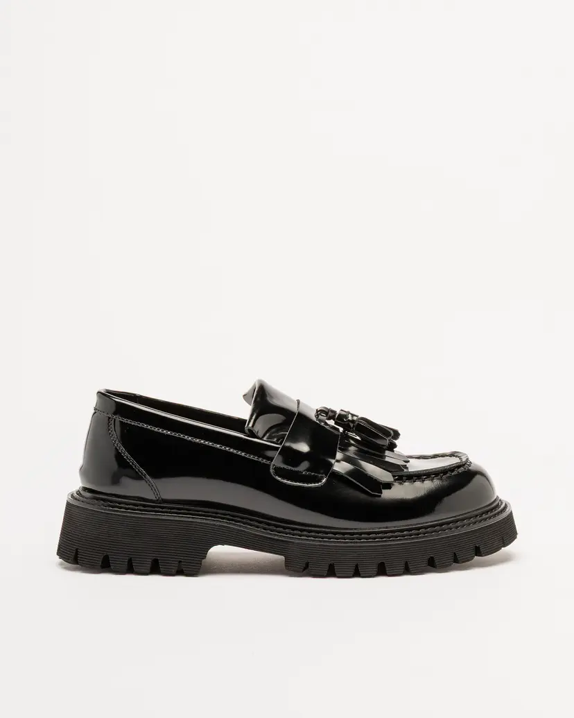 PROF PROF UNO3374 Black Loafers