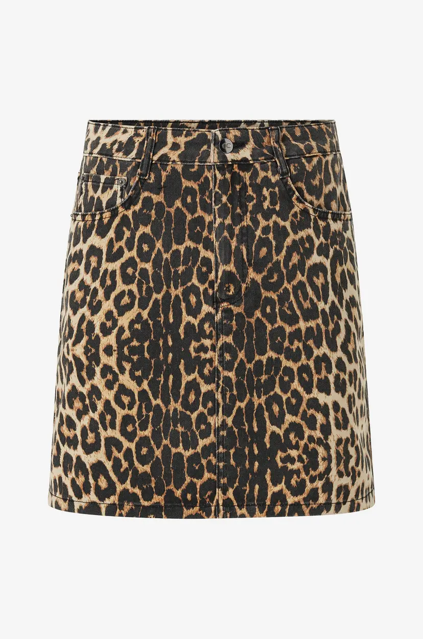 Co'couture Skjørt LeoCC Denim Skirt - Brun