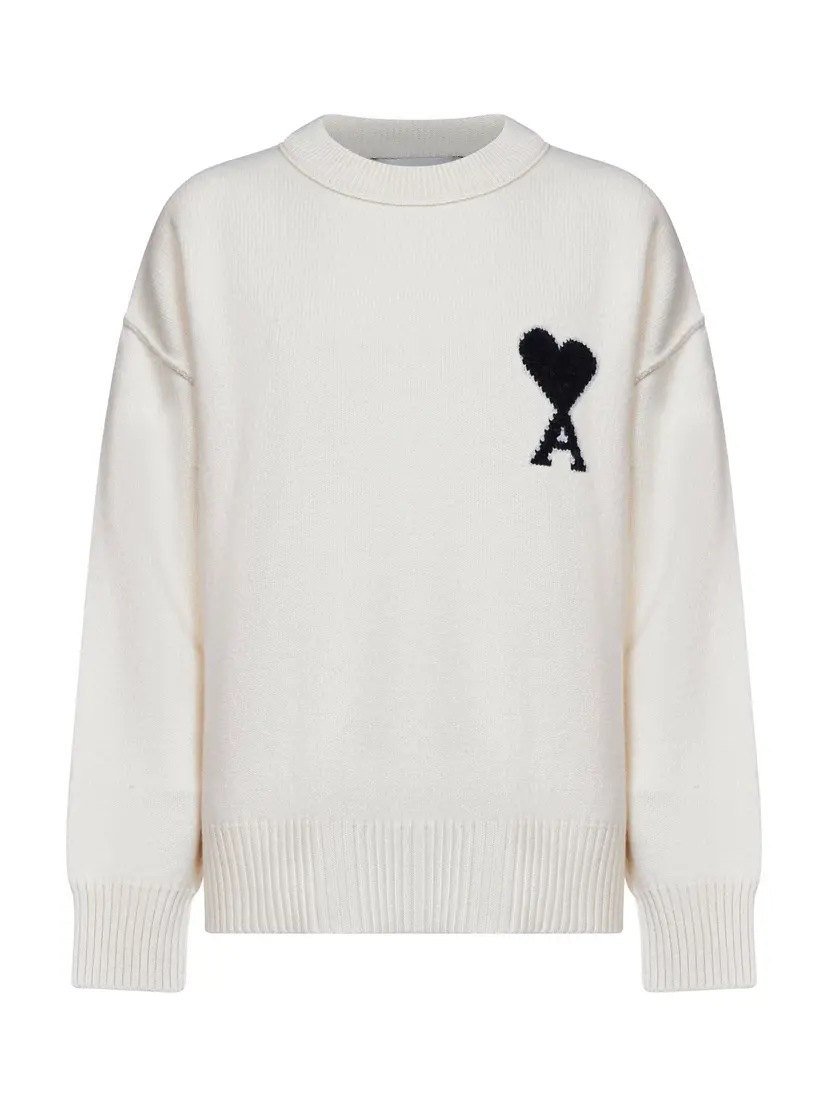 Ami Paris Ami Paris Strikkegensere – Beige