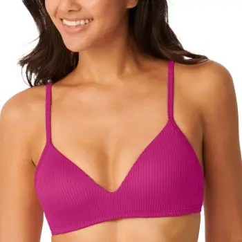 Sloggi Sloggi Shore Dottyback Bikini Triangle Bra Cerise polyester L+ Dame