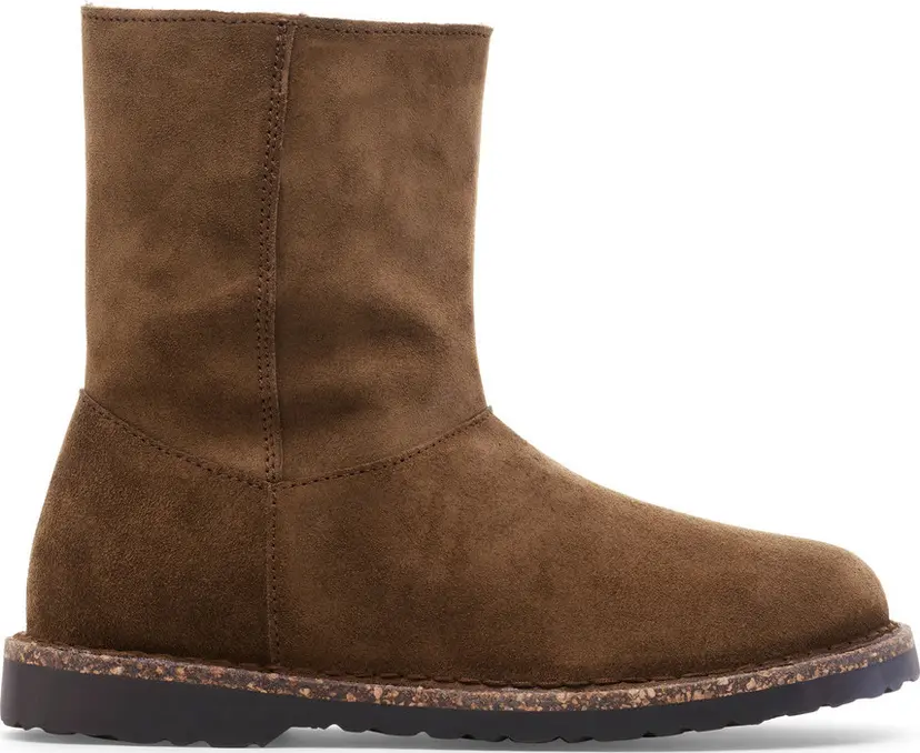 Birkenstock Birkenstock Women's Uppsala Zip Shearling Leve R Dark Tea