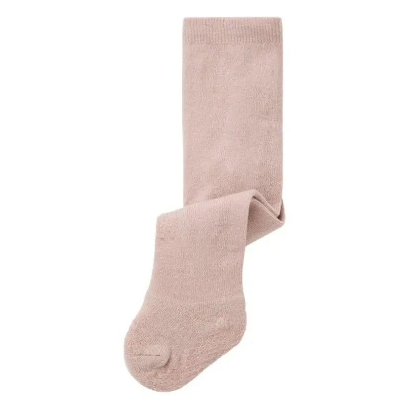 NAME IT Name It - Strømpebukse Baby Ull/ Bomull Antiskli Wak Shadow Gray