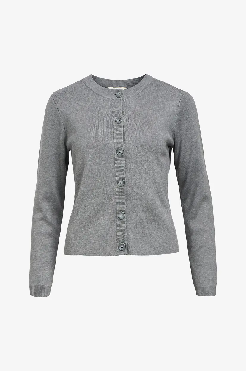 Object Collectors Item Kardigan objEster Sli L/S Knit - Grå