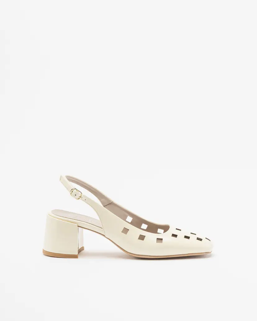 PROF PROF A79 Yellow Slingback shoe