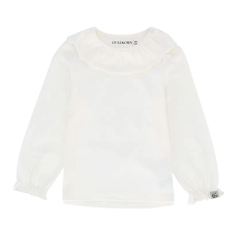 Gullkorn Gullkorn - Bluse Sonja Longsleeve Varm Hvit