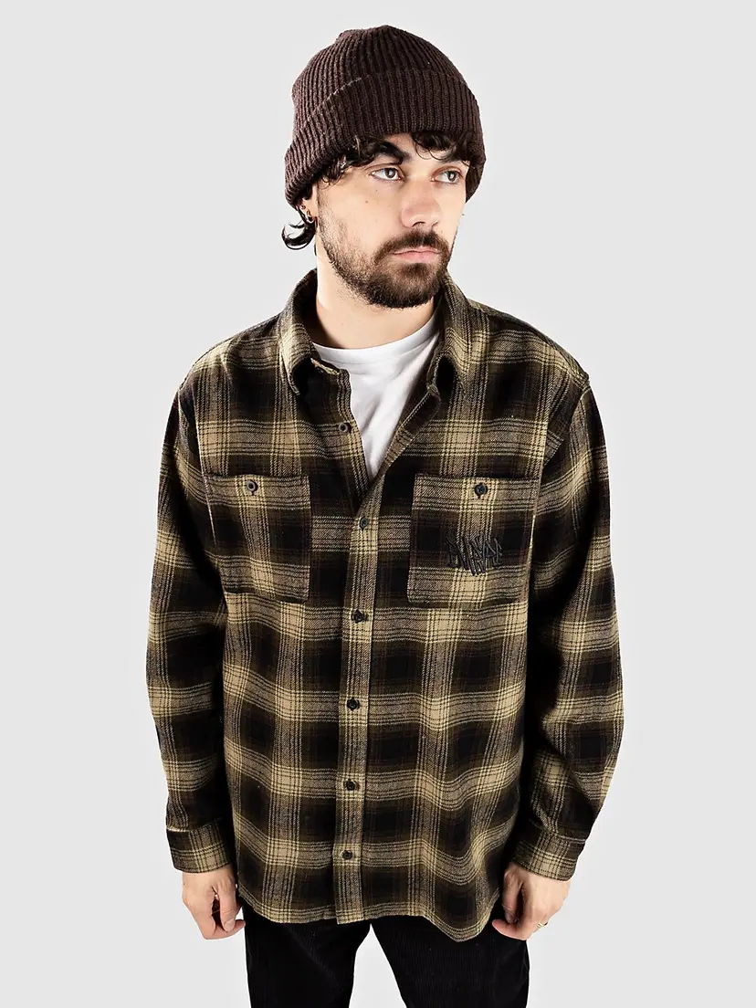 Empyre Empyre Browser Flannel Skjorte svart