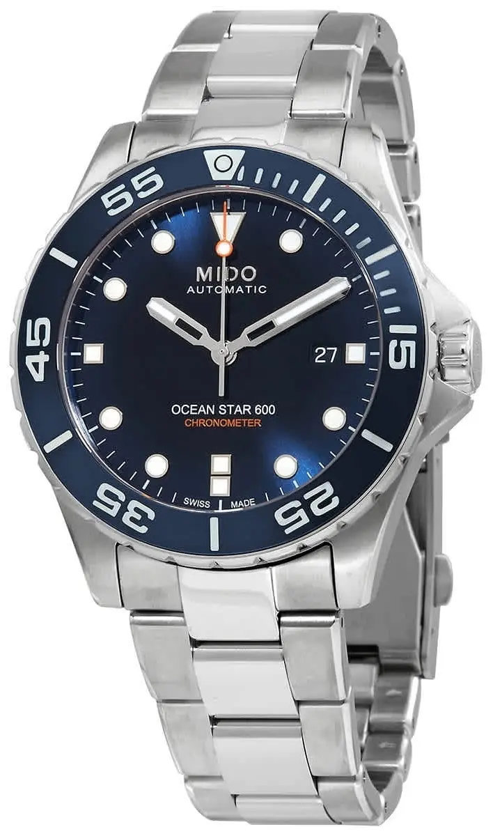 Mido Mido Herreklokke M026.608.11.041.01 Ocean Star Blå/Stål Ø43.5 mm
