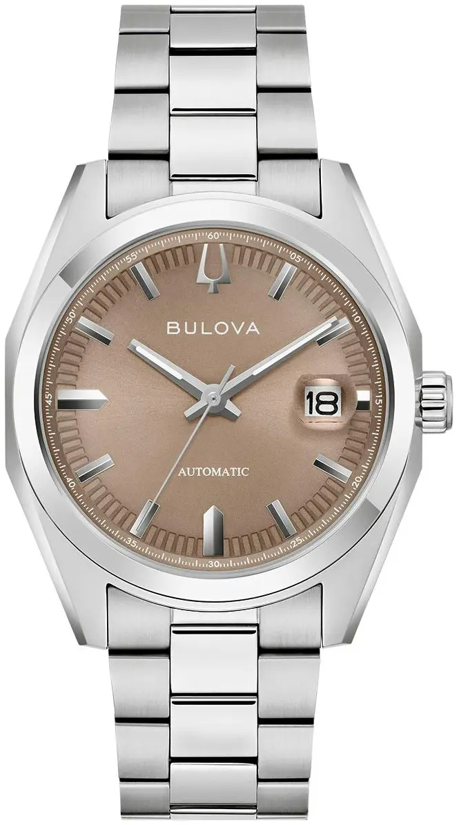 Bulova Bulova Herreklokke 96B470 Surveyor Brun/Stål Ø39 mm