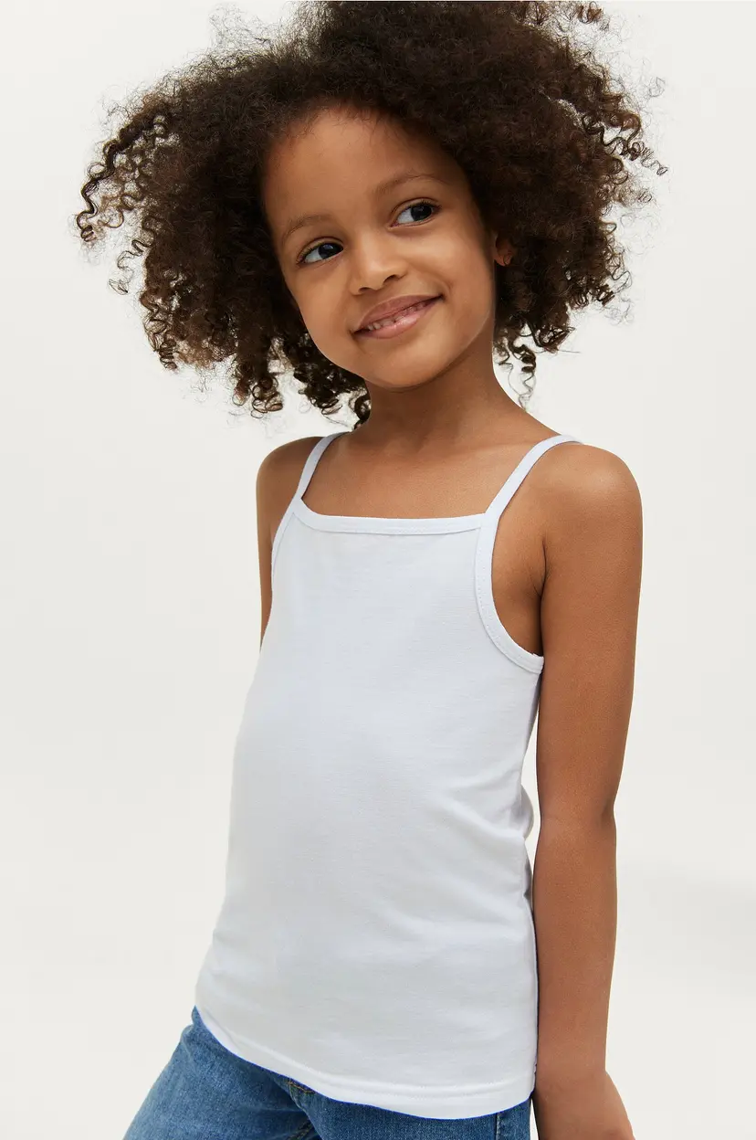 Ellos Collection Singlet Elsie 2-pk - Hvit