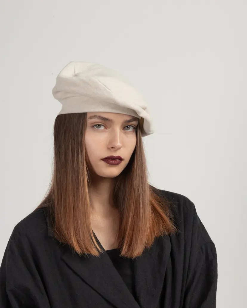 Neirami Neirami AC07SB Beige Beanie