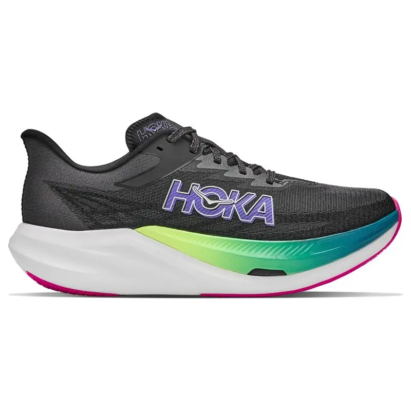 HOKA Hoka U Rocket X 3 Black/Neon Nebula