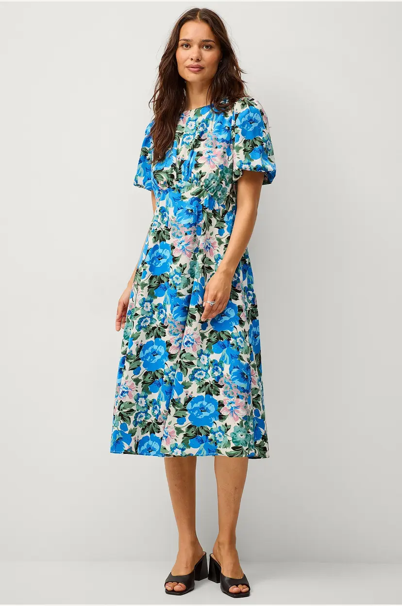 Ellos Collection Figurformet kjole - Hvit