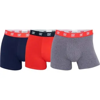 CR7 Cristiano Ronaldo CR7 Cristiano Ronaldo 3P Men Trunk Marine/Rød bomull Herre