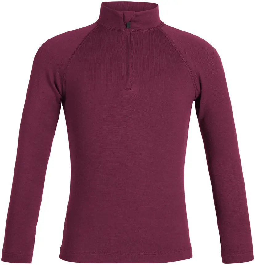 Icebreaker Icebreaker Kids 260 Tech LS Half Zip Cherry