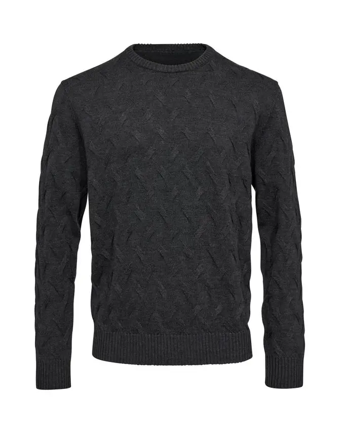 Gino Marcello O-neck wool modern fit
