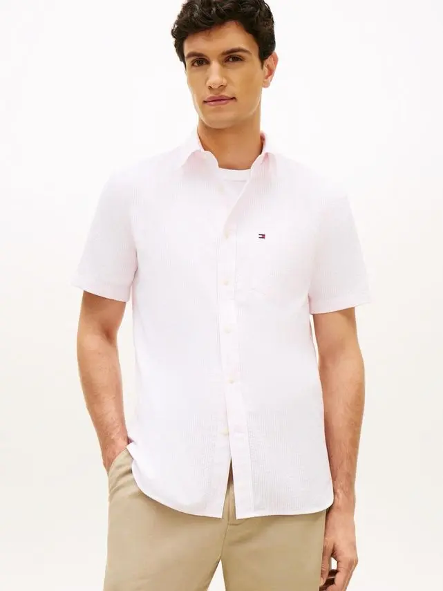 Tommy Hilfiger SEERSUCKER BENGAL STRIPE SHIRT