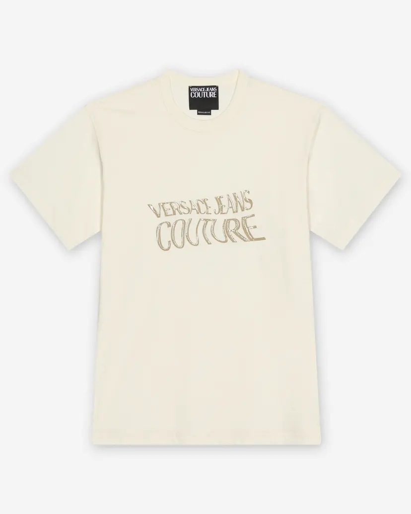 Versace Jeans Couture Versace Jeans Couture 80GAHE04 Beige T-shirt