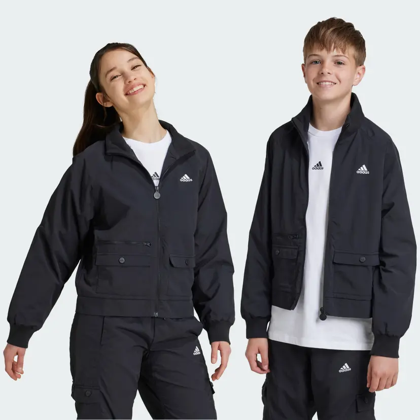Adidas Street Jam Woven Cargo Jacket Kids