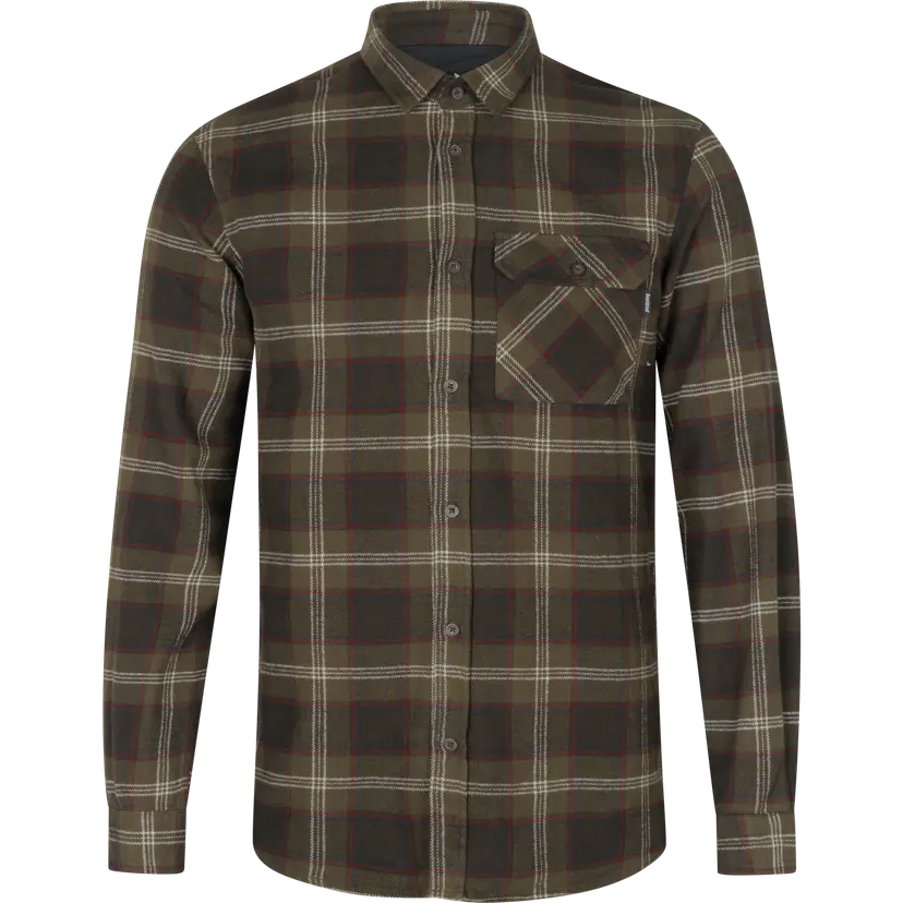 Seeland Seeland Men's Glen Flannel Shirt Pine Green Check