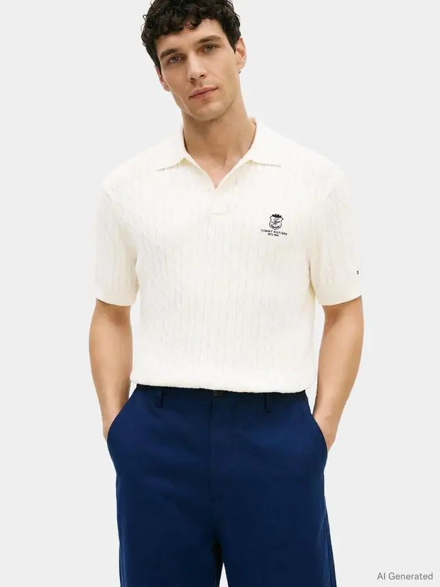 Tommy Hilfiger CABLE SHORT SLEEVE POLO