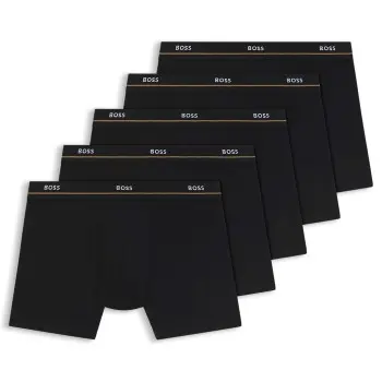 BOSS BOSS 5P Essential Trunks Helsvart bomull X-Large Herre