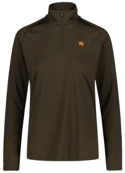 Alaska 1795 Alaska 1795 W's CoolDry Half-Zip Top Brown