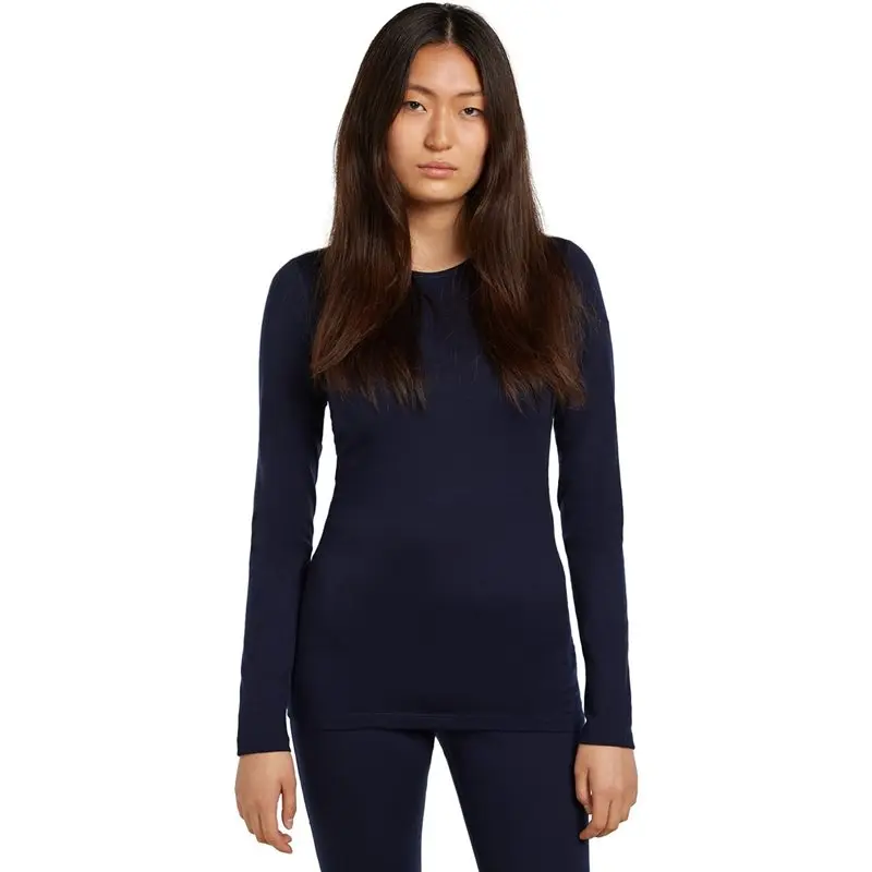 Icebreaker Icebreaker Women Merino 200 Oasis LS Crewe Midnight Navy