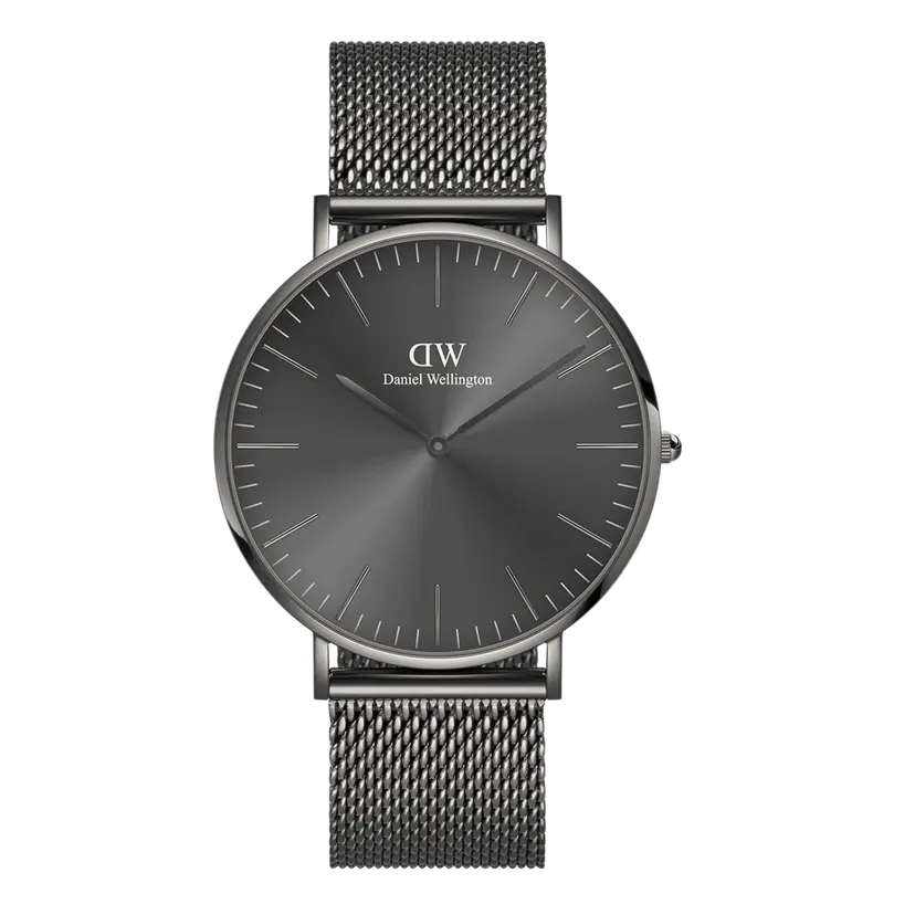 Daniel Wellington Graphite 40mm Watch Classic Mesh | DW