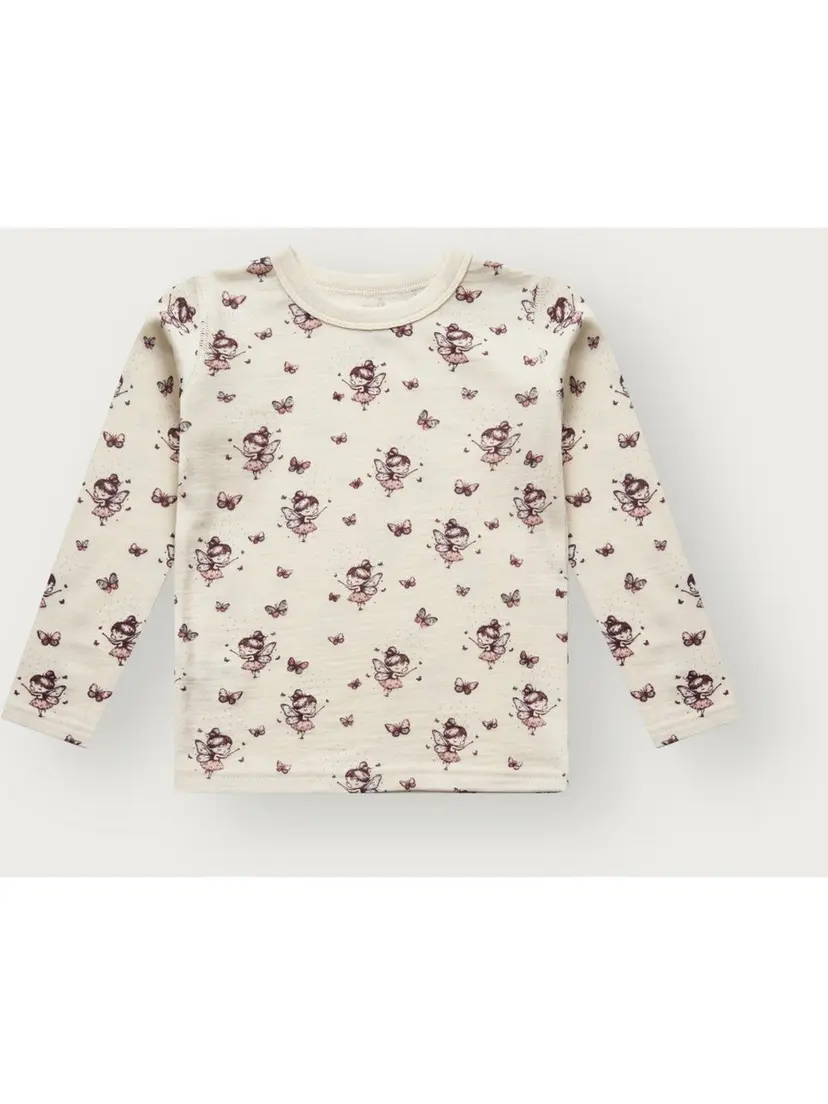 Hust and Claire Trøye i ull/bambus "Fairy" Off White