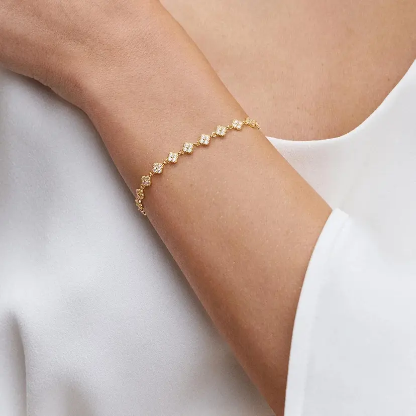 ANI Jewels Blossom Bracelet Gold 17cm