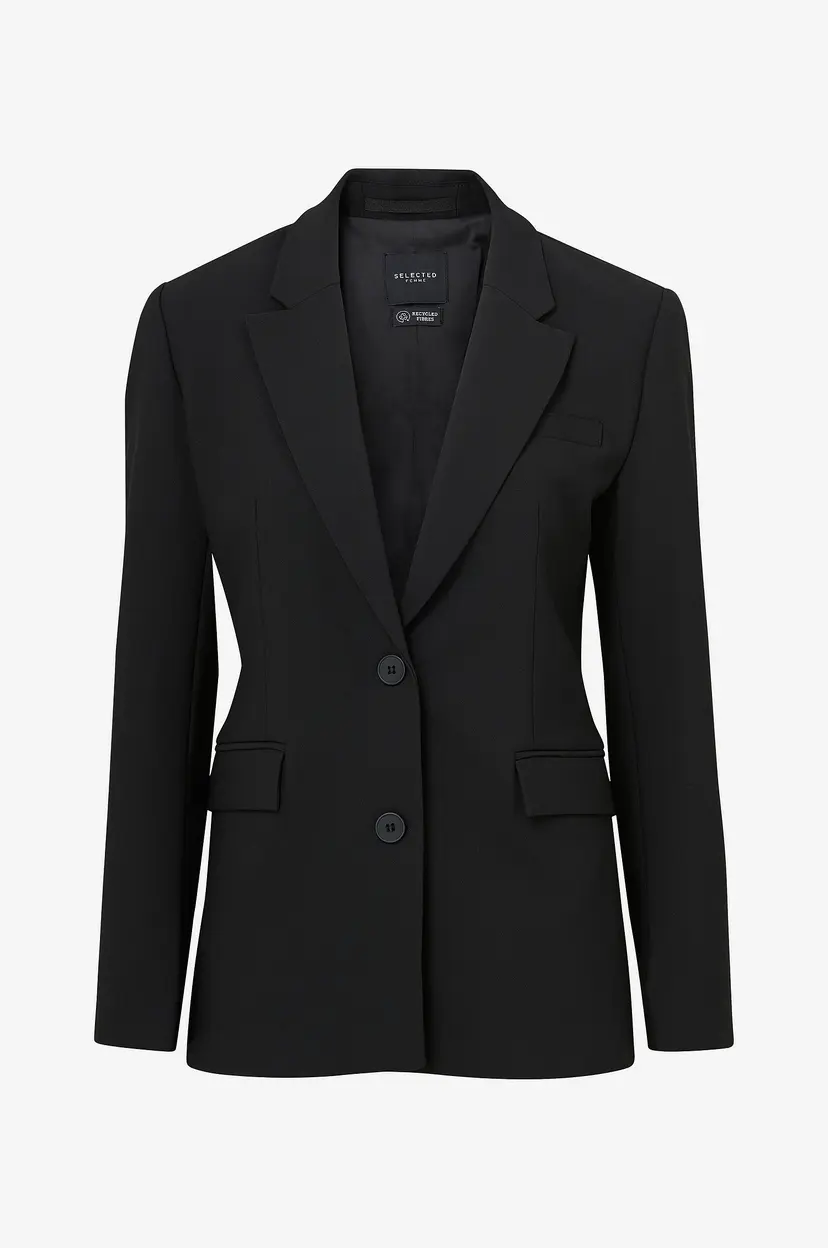 Selected Women Dressjakke slfRita Classic Blazer - Svart